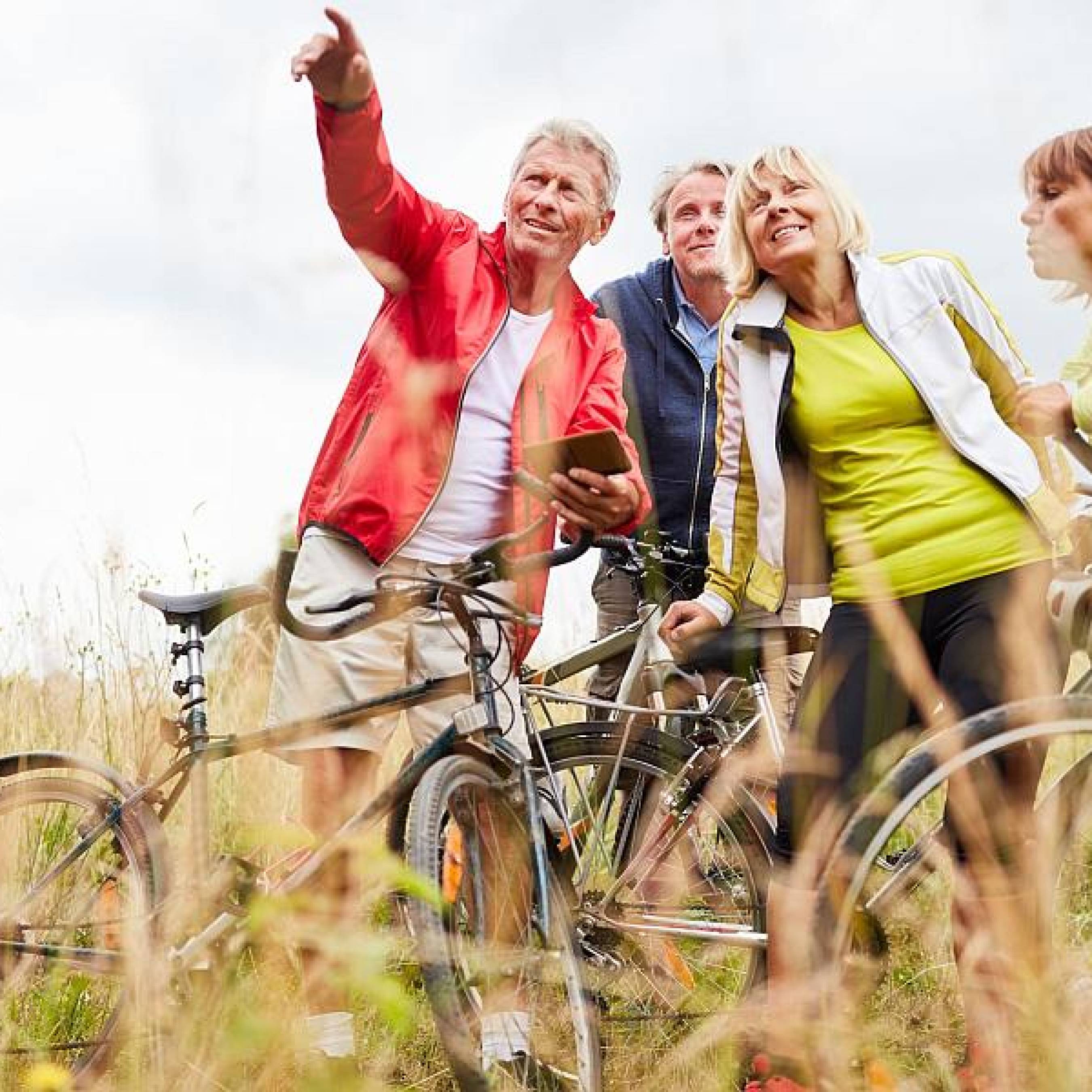 Fahrradtour zum Tegernsee mit dem Smartphone