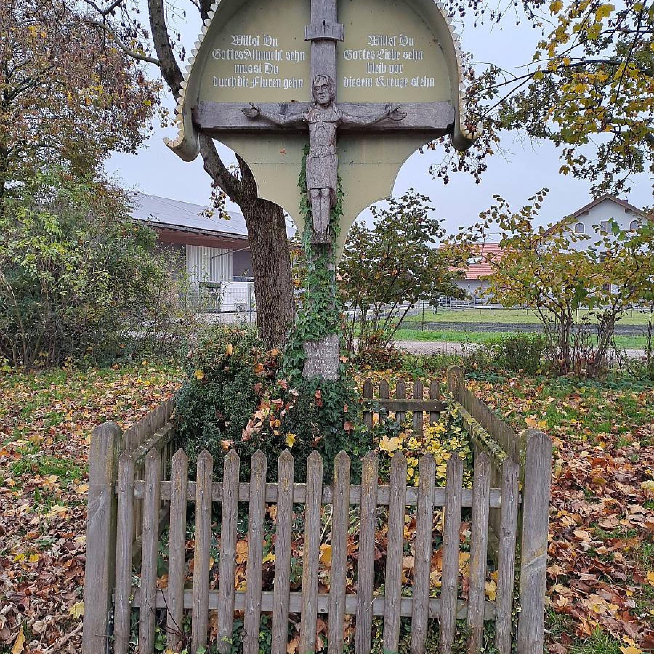 Radeltour zu Feldkreuzen in der Gemeinde Vaterstetten